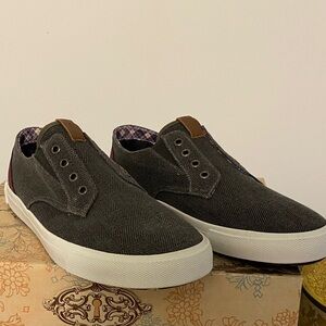 Ben Sherman Charcoal and White Sneakers